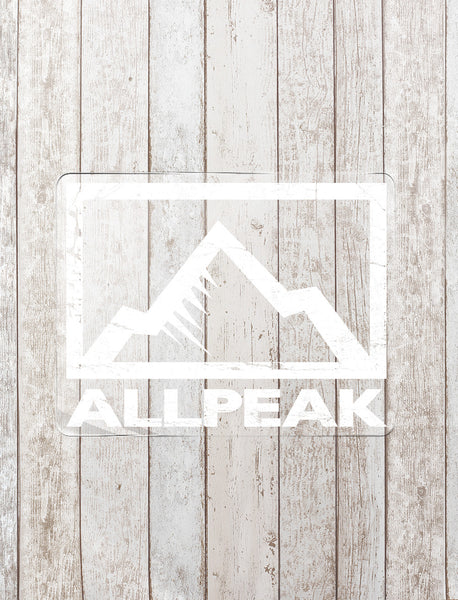 All Peak Sticker - White - All Peak