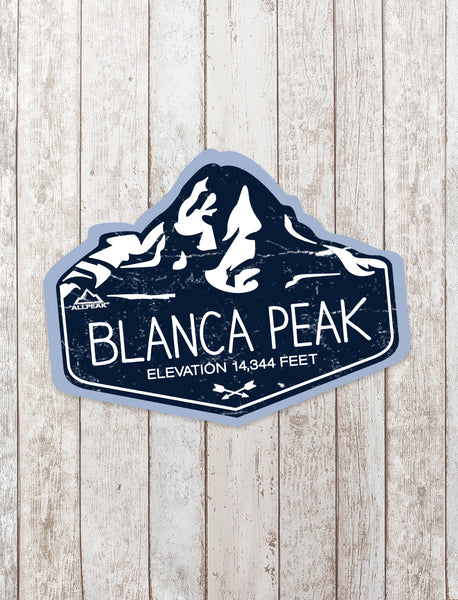 Blanca Peak Sticker - All Peak