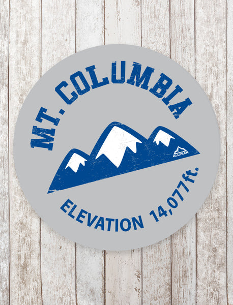 Mount Columbia Sticker - All Peak