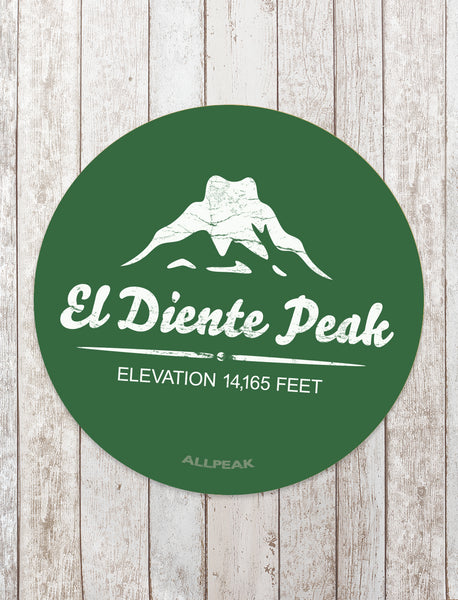 El Diente Peak Sticker - All Peak