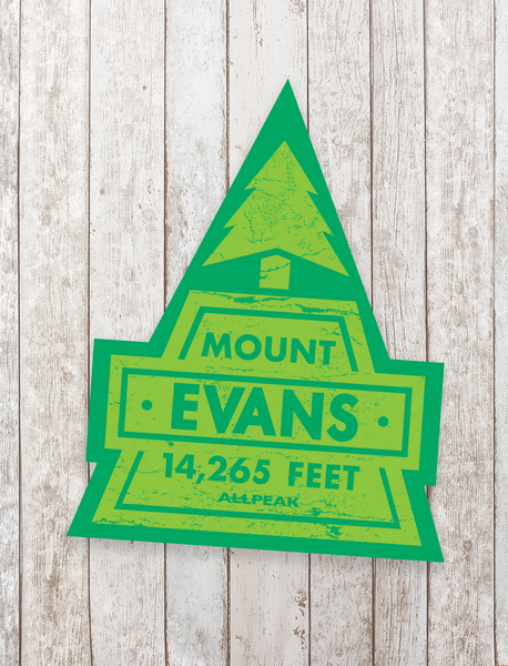 Mount Evans Sticker - All Peak