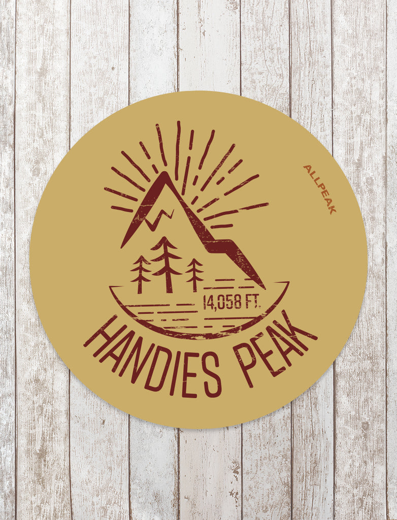 Handies Peak Sticker - All Peak