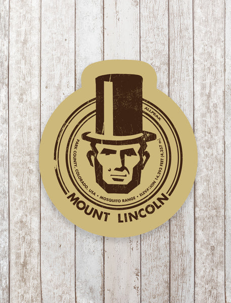 Mount Lincoln Sticker - All Peak