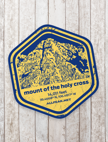 Holy Cross Sticker - All Peak