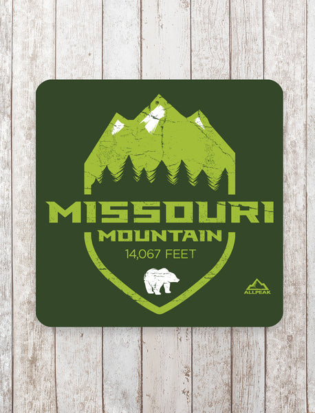 Missouri Mountain Sticker - All Peak