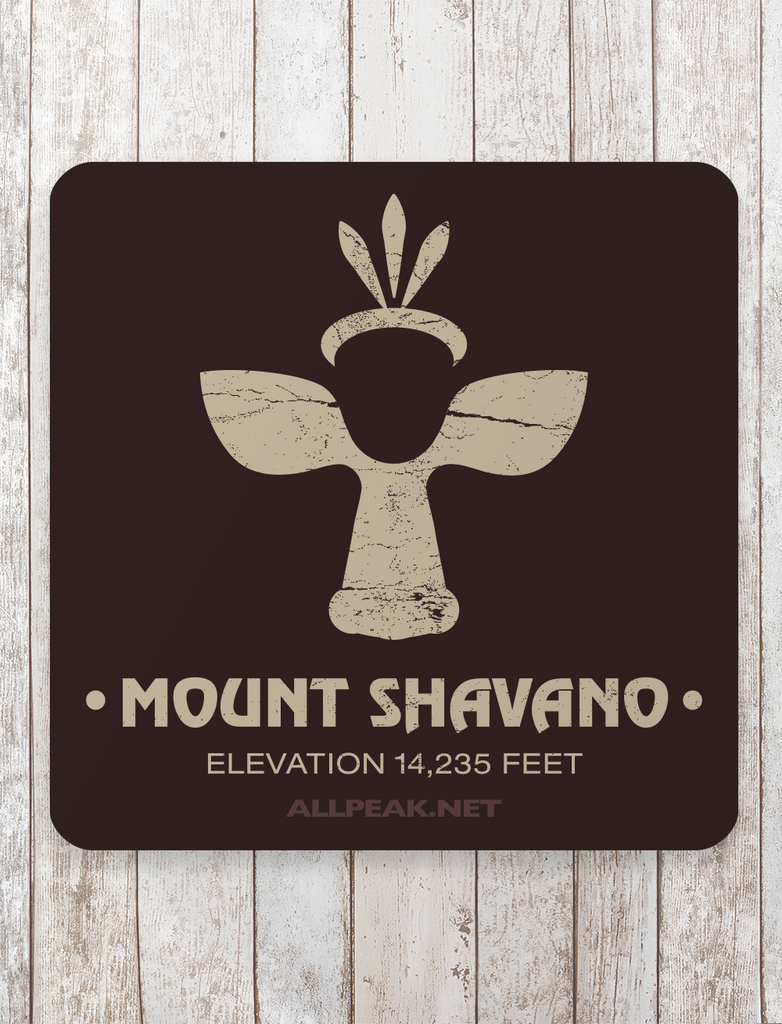 Mount Shavano Sticker - All Peak