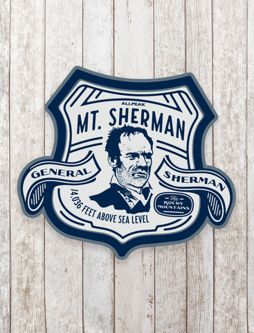 Mount Sherman Sticker - All Peak