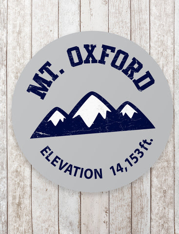 Mount Oxford Sticker - All Peak